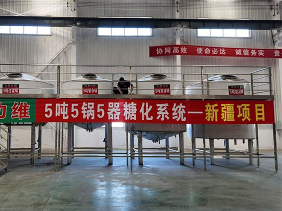 大安精酿啤酒设备厂—5吨精酿啤酒设备—新疆项目